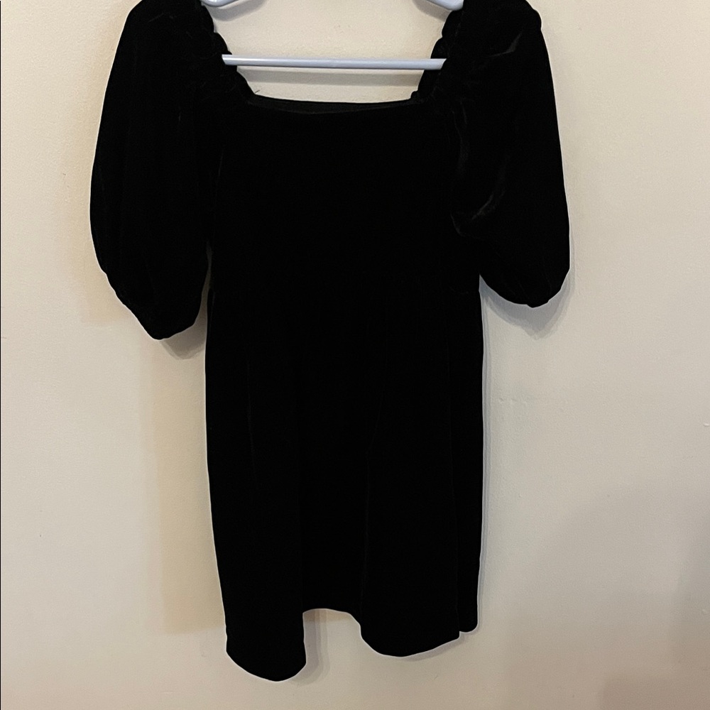 Crewcuts Black Velvet Dress
